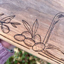Load image into Gallery viewer, Olive Oil Cutting/Serving Board
