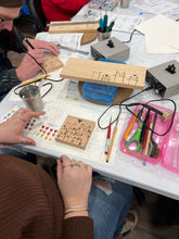 Load image into Gallery viewer, Cat Art // A Make-and-Take Woodburning Workshop (March 13)
