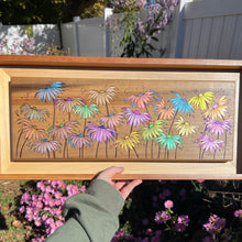 Load image into Gallery viewer, &quot;The Rainbow Ones&quot; Pyrography Art
