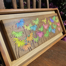 Load image into Gallery viewer, &quot;The Rainbow Ones&quot; Pyrography Art
