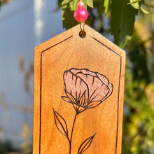 Load image into Gallery viewer, Flower IX Pyrography Mini Art/Ornament
