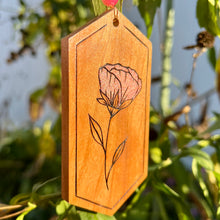 Load image into Gallery viewer, Flower IX Pyrography Mini Art/Ornament
