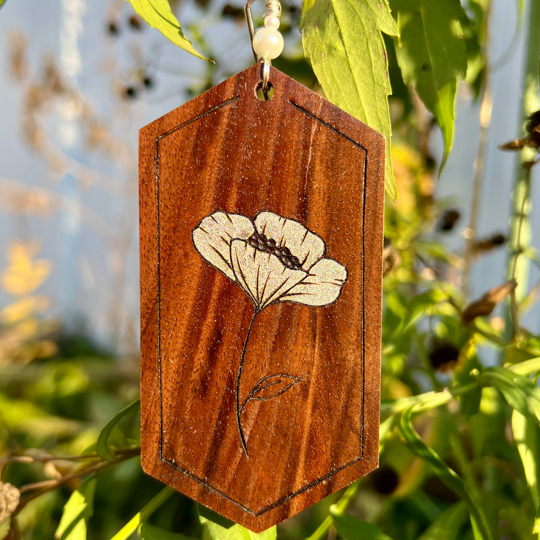 Flower X Pyrography Mini Art/Ornament