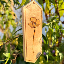 Load image into Gallery viewer, Flower VIII Pyrography Mini Art/Ornament
