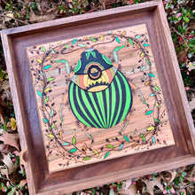 Load image into Gallery viewer, &quot;Beetle Boi&quot; Pyrography Art
