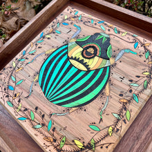 Load image into Gallery viewer, &quot;Beetle Boi&quot; Pyrography Art
