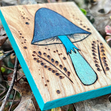 Load image into Gallery viewer, Mushroom Mini Pyrography Art
