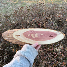 Load image into Gallery viewer, Live Edge Oval Cedar Panel 001
