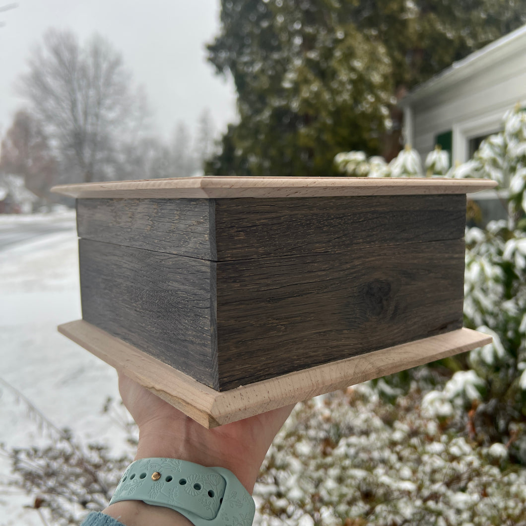 (6 available) Ambrosia Maple and Ebonized Oak Boxes