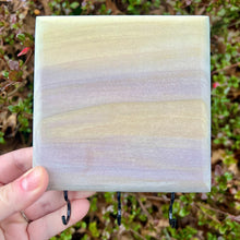 Load image into Gallery viewer, 5&quot; Square Rainbow Poplar Key Hook Hangers
