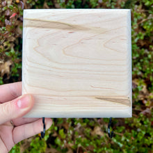 Load image into Gallery viewer, 5&quot; Square Ambrosia Maple Key Hook Hangers
