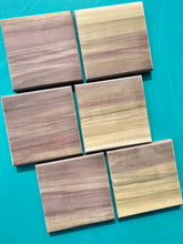 Load image into Gallery viewer, Mini 5&quot; Square Chamfered Rainbow Poplar Canvas
