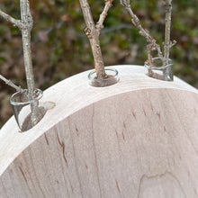 Load image into Gallery viewer, Large Round HEAVY Ambrosia Maple Bud Vase
