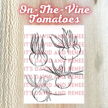 Load image into Gallery viewer, Hand-Drawn On-The-Vine Tomato Templates
