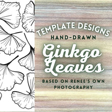 Load image into Gallery viewer, Hand-Drawn Ginkgo Leaf Templates
