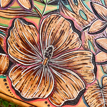 Load image into Gallery viewer, &quot;Tropical Botanical Experimental&quot; Pyrography Art

