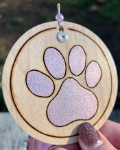 Load image into Gallery viewer, Light Pink Paw Print Ornament
