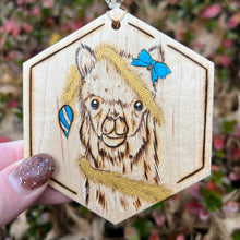 Load image into Gallery viewer, Tinsel Llama Ornament

