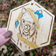 Load image into Gallery viewer, Tinsel Llama Ornament
