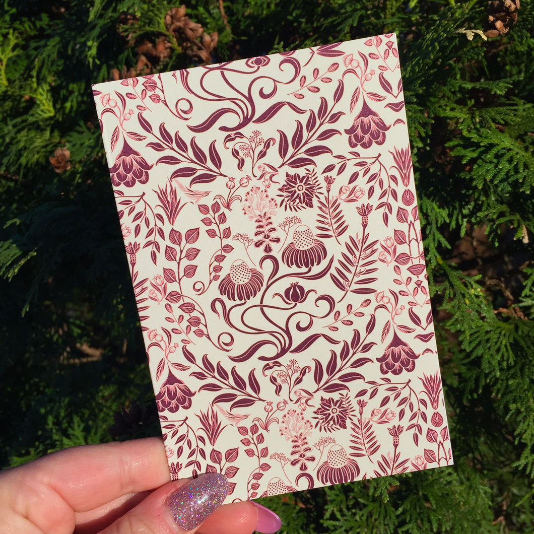 Wallpaper Greeting Cards (Pink)